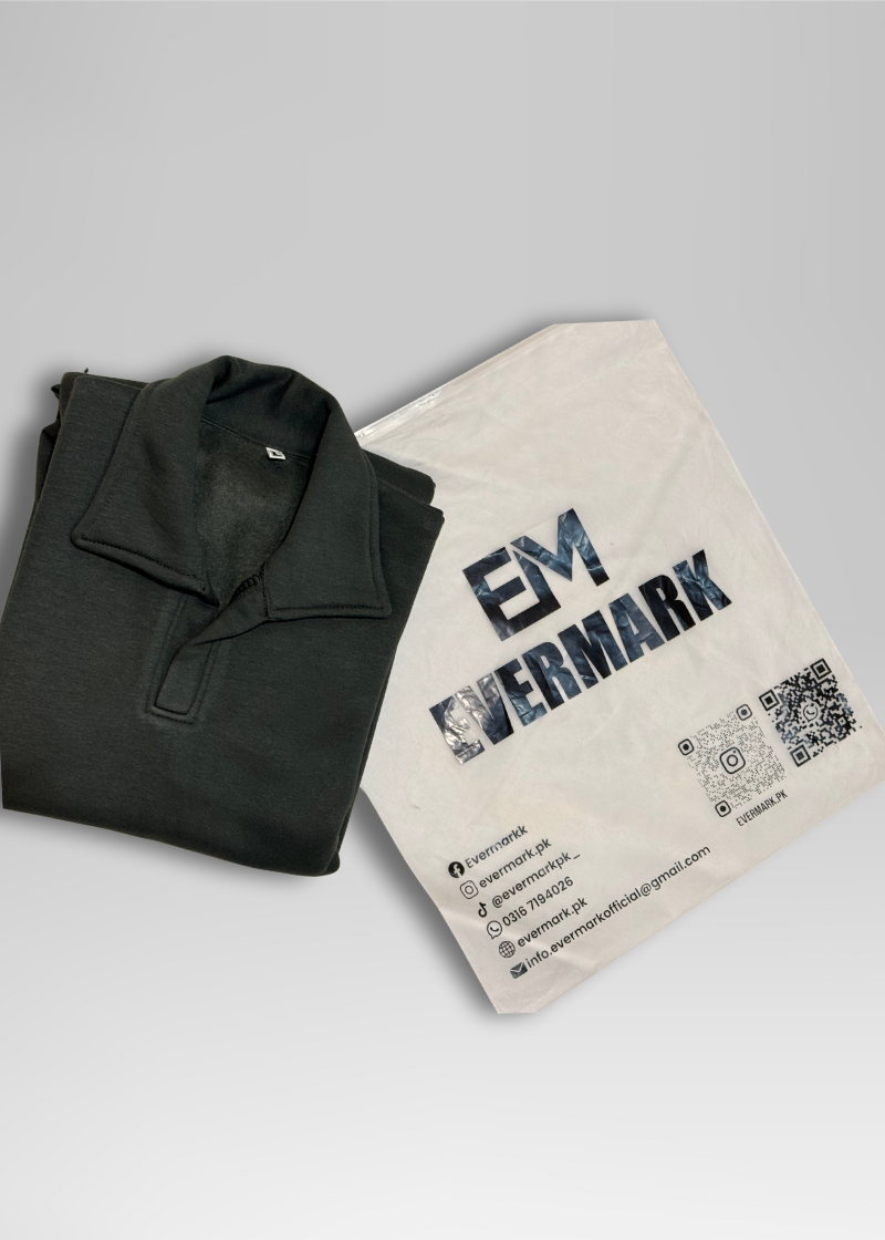 Old Money Style Dark Green Sweatshirt