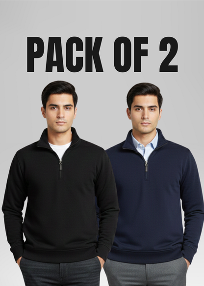Pack of 2 Quarter Zippers