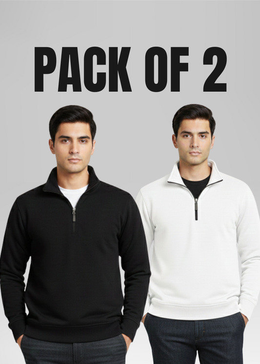 Pack of 2 Quarter Zippers