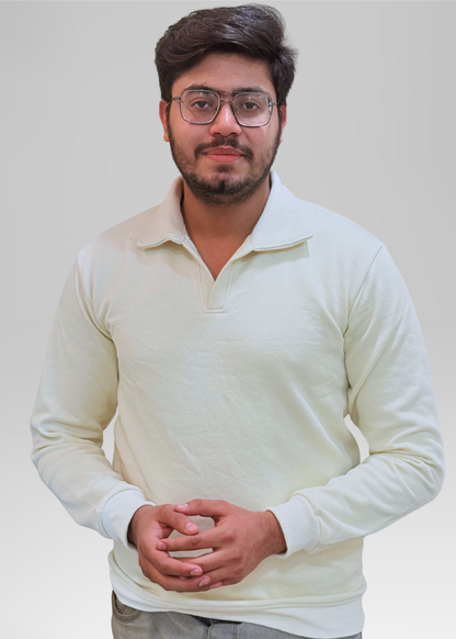 Old Money Style off White Sweatshirt