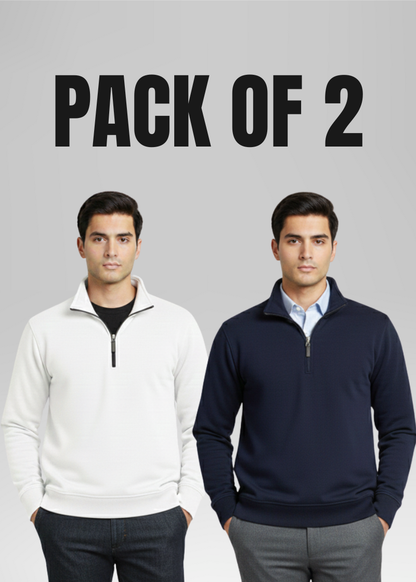 Pack of 2 Quarter Zippers
