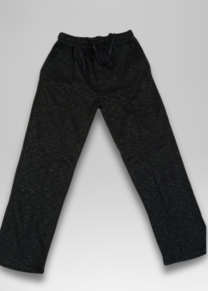 Baggy trouser - Textured Jet Black