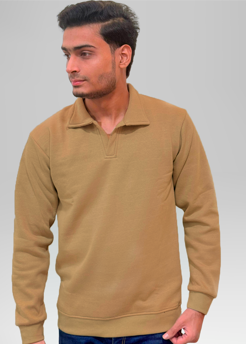 Old Money Style Biscuit Skin Sweatshirt