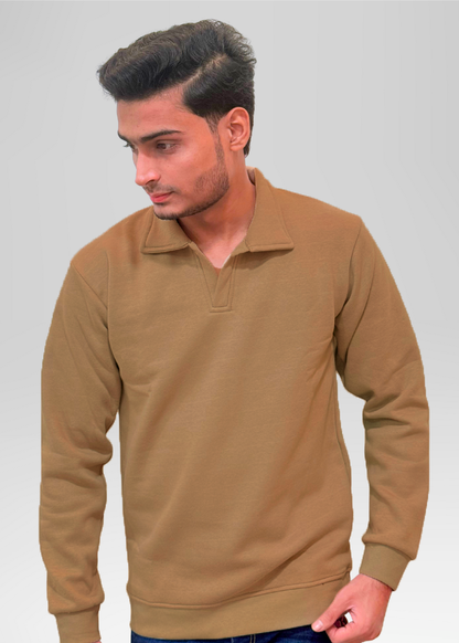 Old Money Style Biscuit Skin Sweatshirt